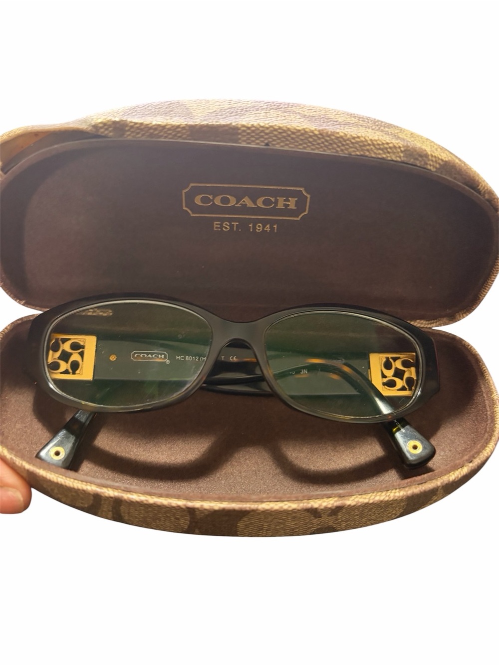 Coach Sunglasses HC 8012 5001/13 Hope Dark Tortoise 53[]15 140 FRAMES+ CASE